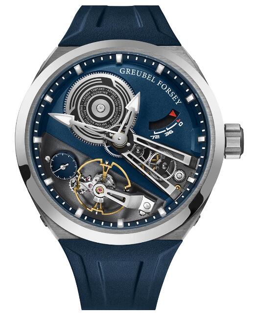 Replica Greubel Forsey Watch Balancier Convexe S Titanium Blue Men